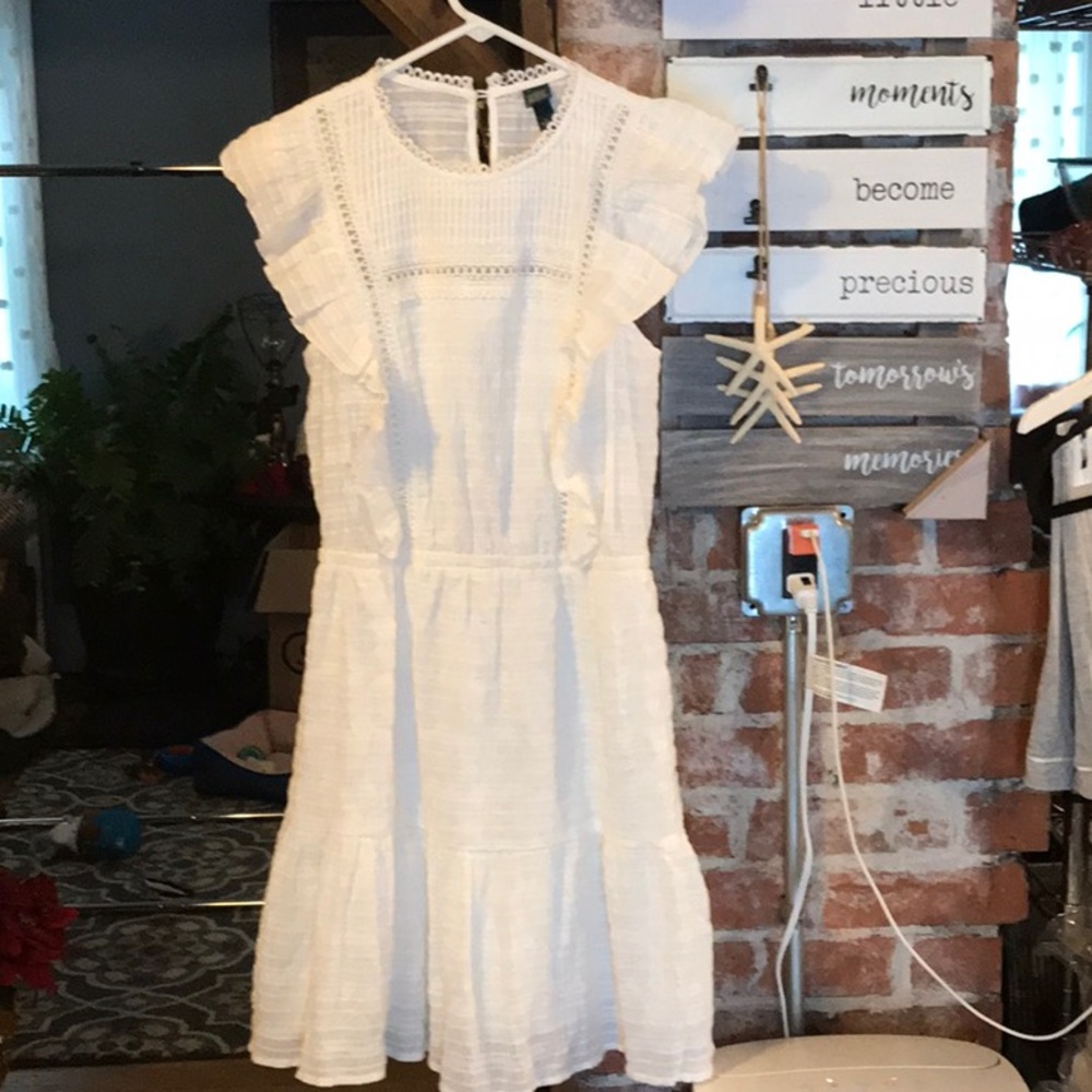 Wild fable white sleeveless dress. Large or medium